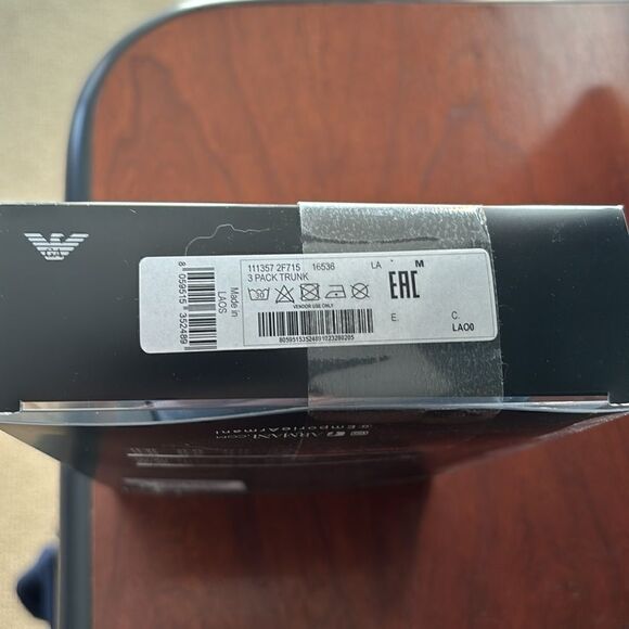 Emporio Armani 3pack trunk xl stretch cotton 3 colors black blue lig… - Picture 3 of 6